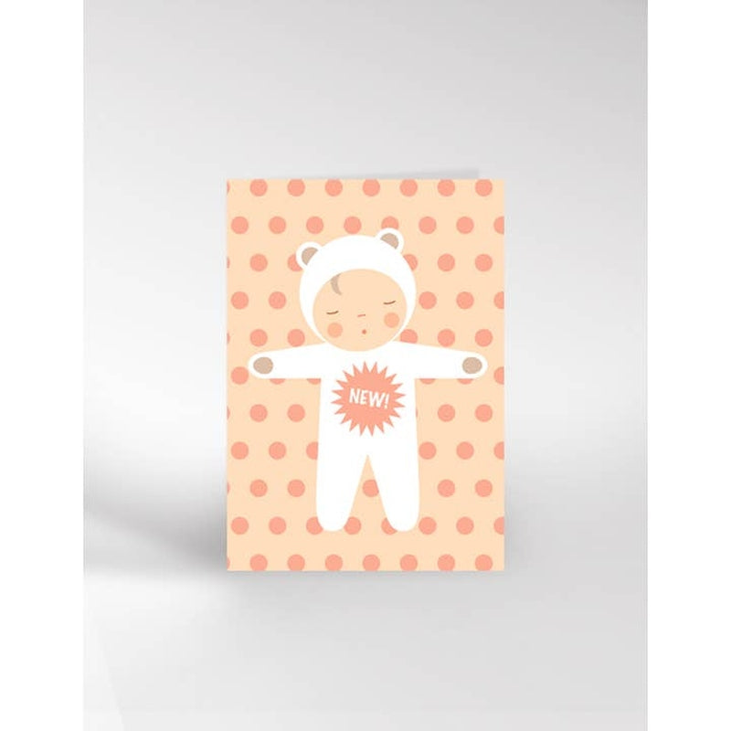 Kaart New Baby Pink