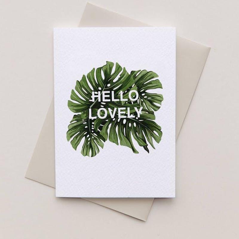 Kaart Hello Lovely