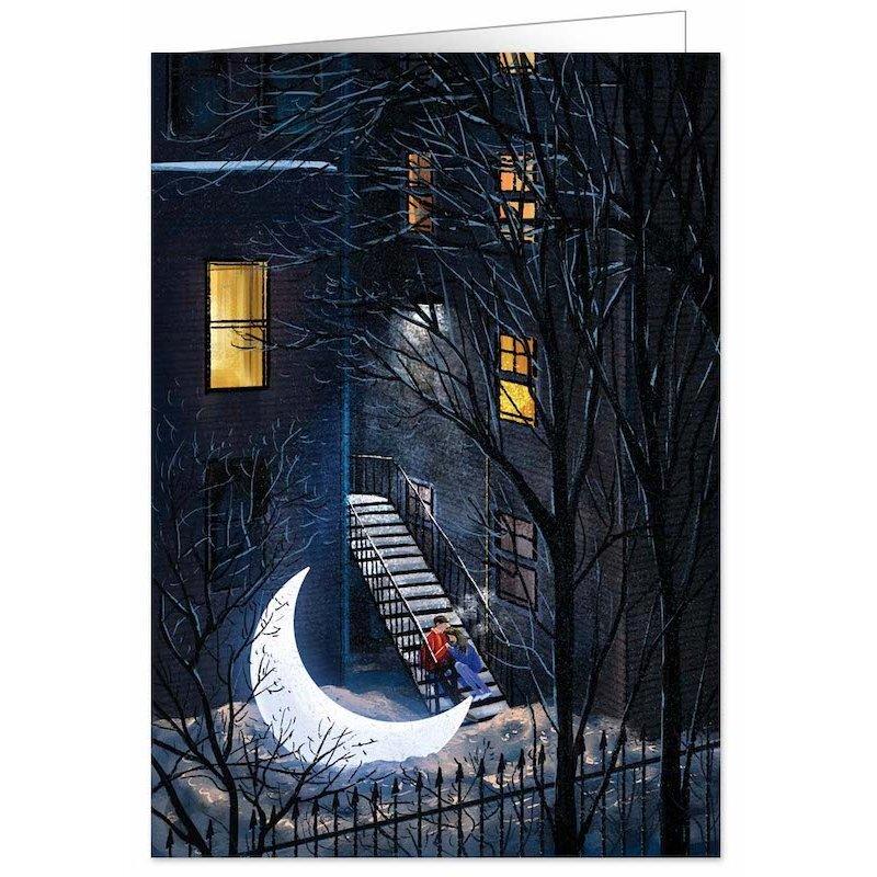 Kaart Steps With Moon