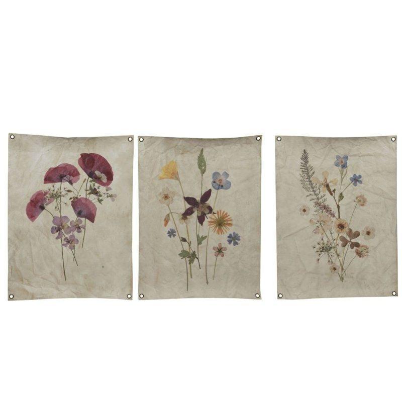 Kaemingk Schilderij | Papier | Set van 3