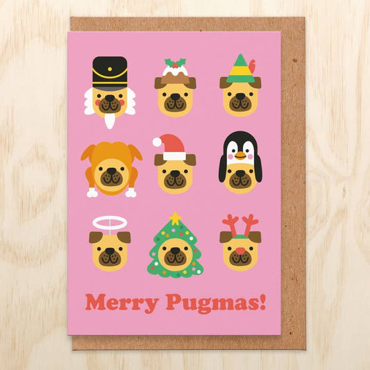 Kaart Merry Pugmas