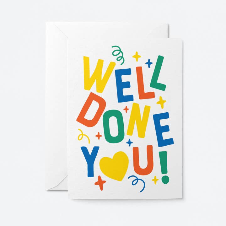 Kaart Well Done You!