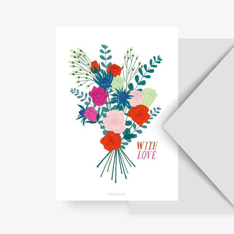 Kaart With Love | Zonder Envelop