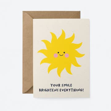 Kaart Your Smile Brightens Everything