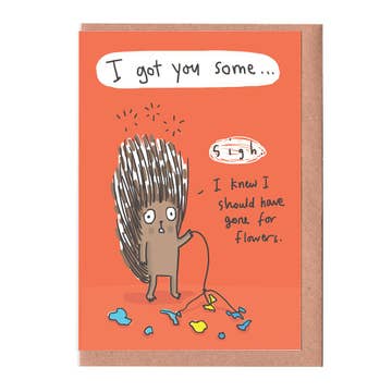 Kaart Porcupine Balloons