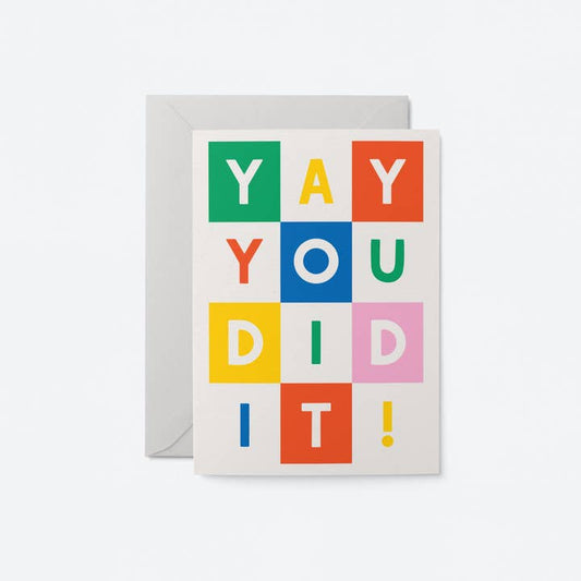 Kaart Yay You Did It!