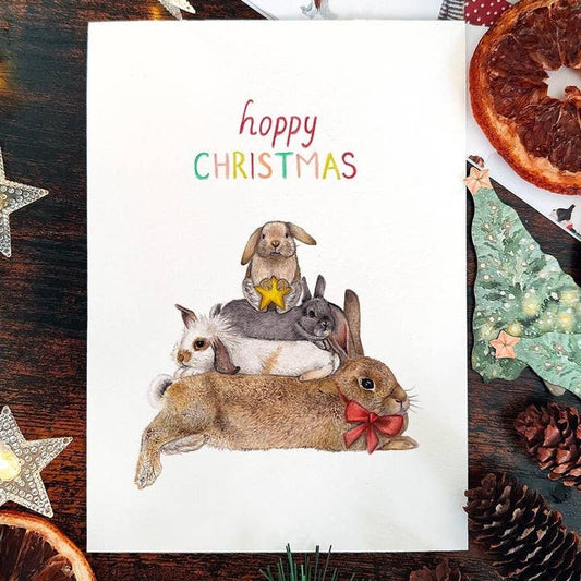 Kaart Hoppy Christmas