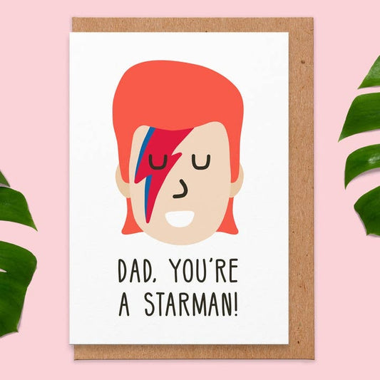 Kaart Dad You're a Starman! | David Bowie
