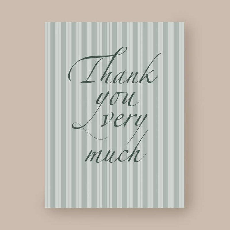 Kaart Thank You Very Much | Zonder Envelop