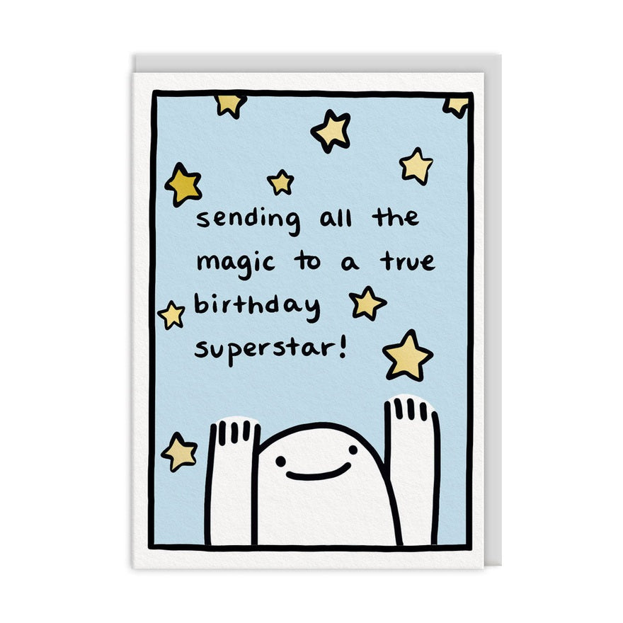 Kaart Birthday Superstar