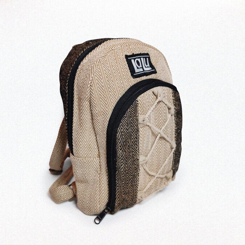 LaLu Punam Backpack | Organic Hemp and Cotton