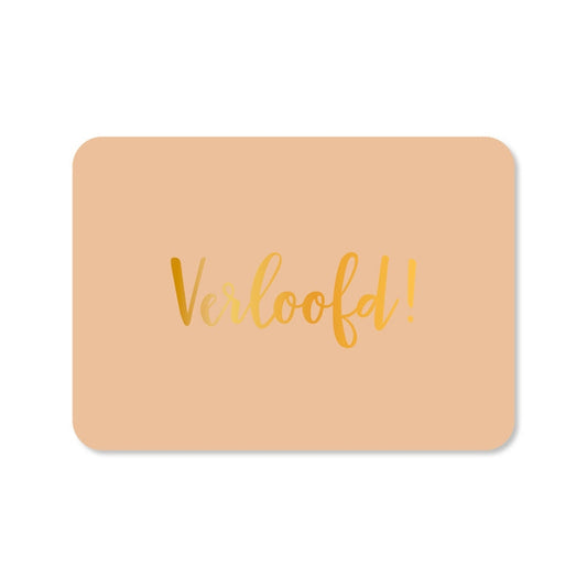 Kaart Verloofd | Met Envelop