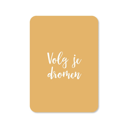 Kaart Volg Je Dromen