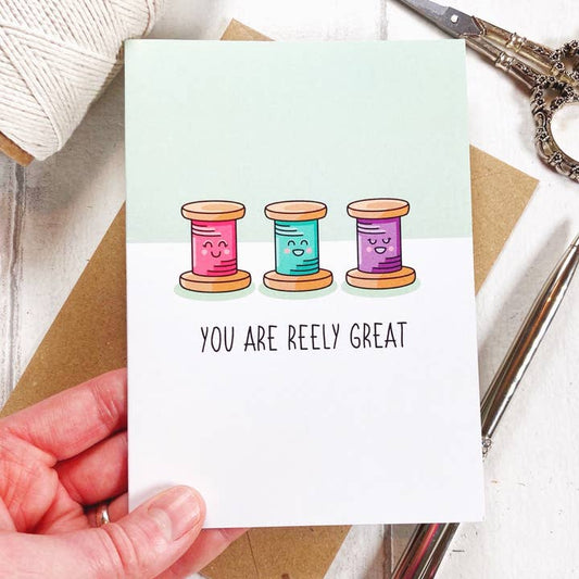 Kaart You Are Reely Great