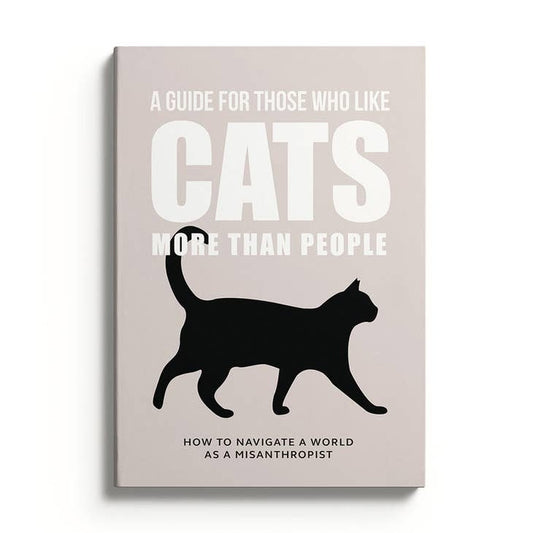 A5 Notitieboek Like Cats More Than People