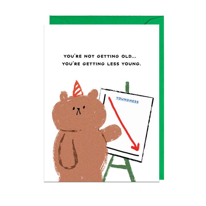 Kaart Getting Less Young