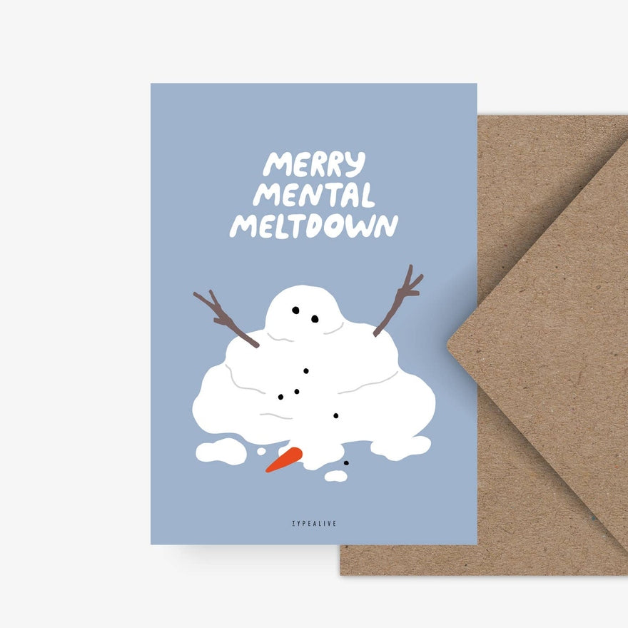Kaart Merry Mental Meltdown | Zonder Envelop