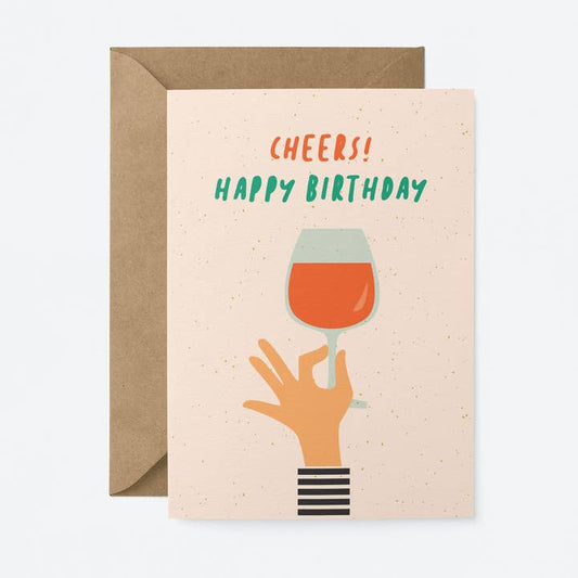 Kaart Cheers! Happy Birthday