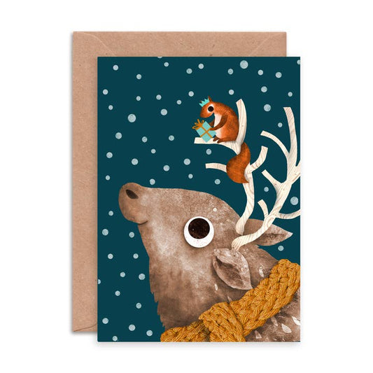 Kaart Reindeer & Squirrel