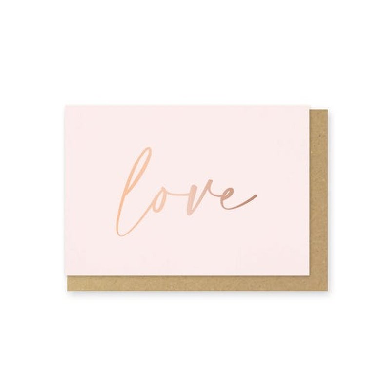 Kaart Love - Horizontaal