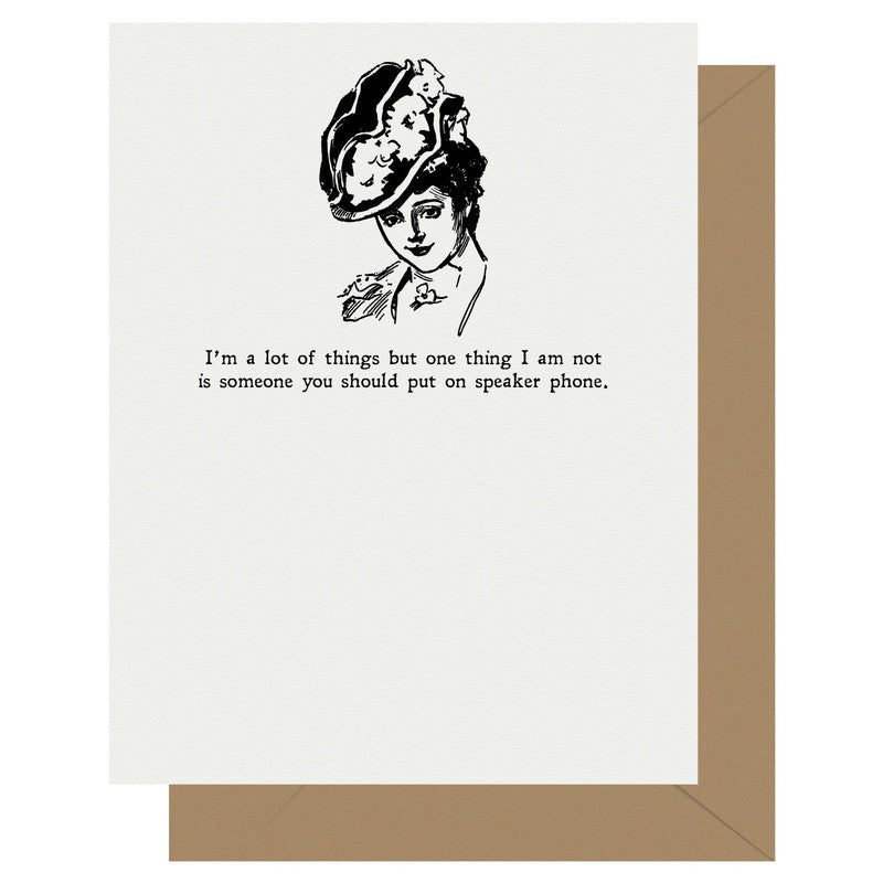 Kaart I'm A Lot Of Things