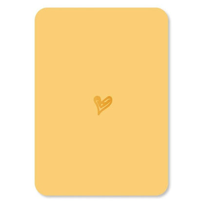 Kaart Hartje Goudfolie