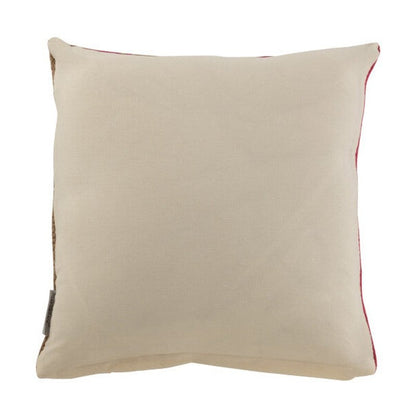 J-Line Kussen Vierkant Anna Groot Groeven Jute Roze