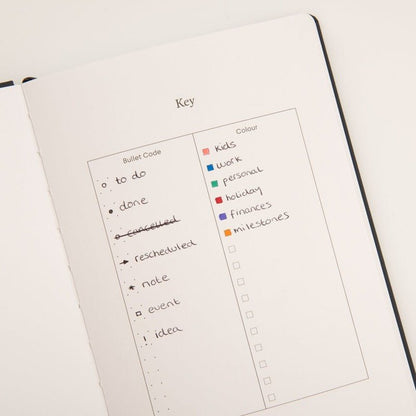 Yop & Tom A5 Bullet Journal | Tarot Hand | Div. Kleuren