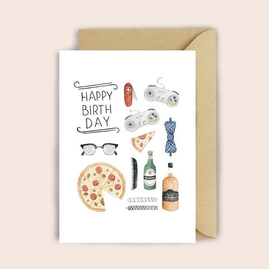 Kaart Happy Birthday