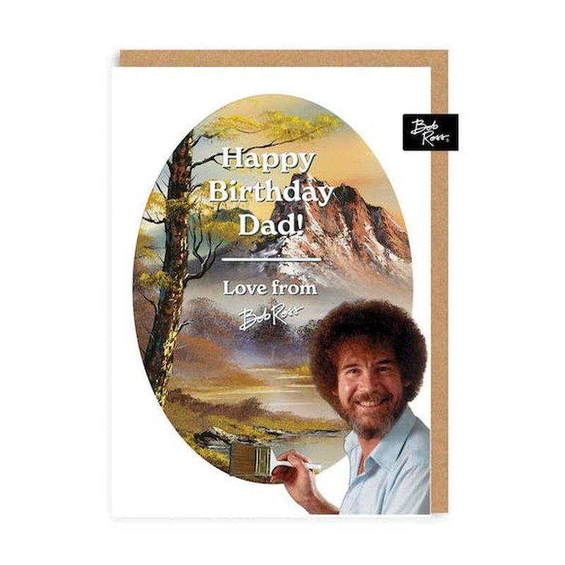 Kaart Happy Birthday Dad! | Bob Ross