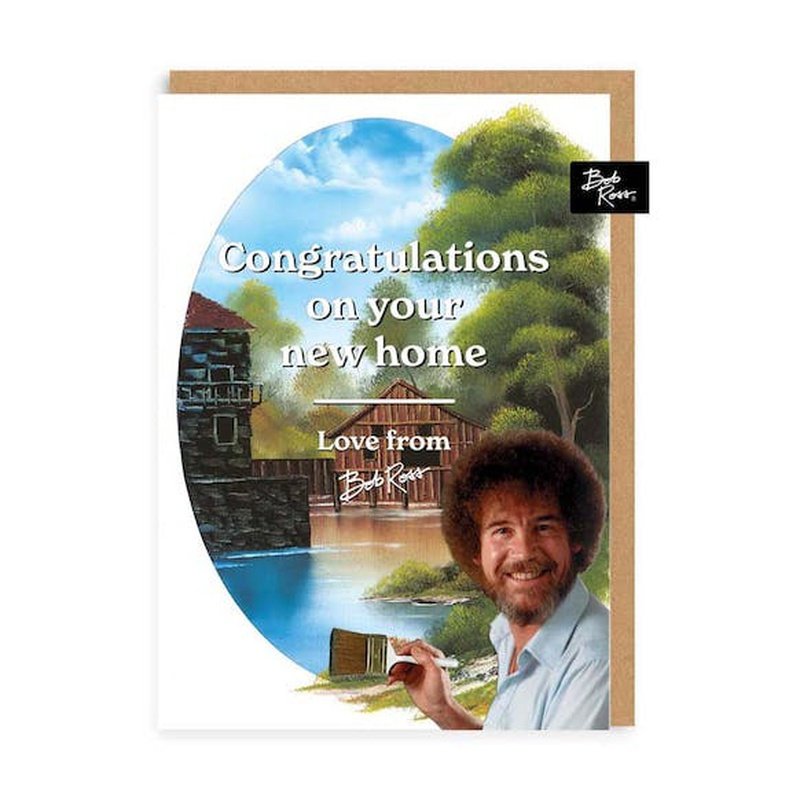 Kaart Congratulations On Your New Home | Bob Ross