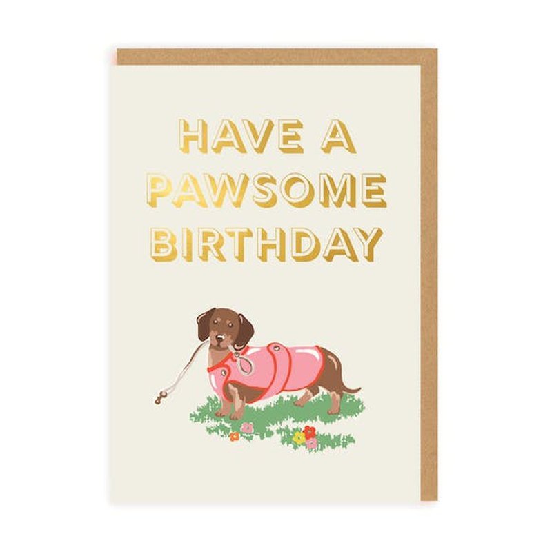 Kaart Have a Pawsome Birthday
