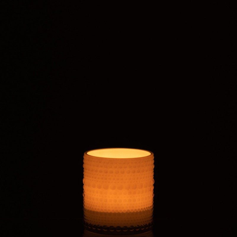 J-Line T-Lichthouder Bolletjes Glas Grijs Small