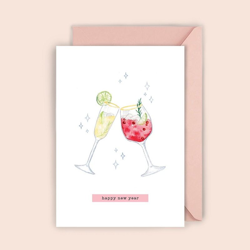 Kaart Happy New Year