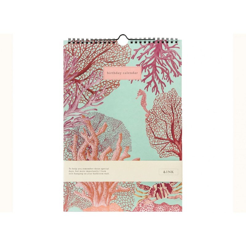 &INK Verjaardagskalender Aqua