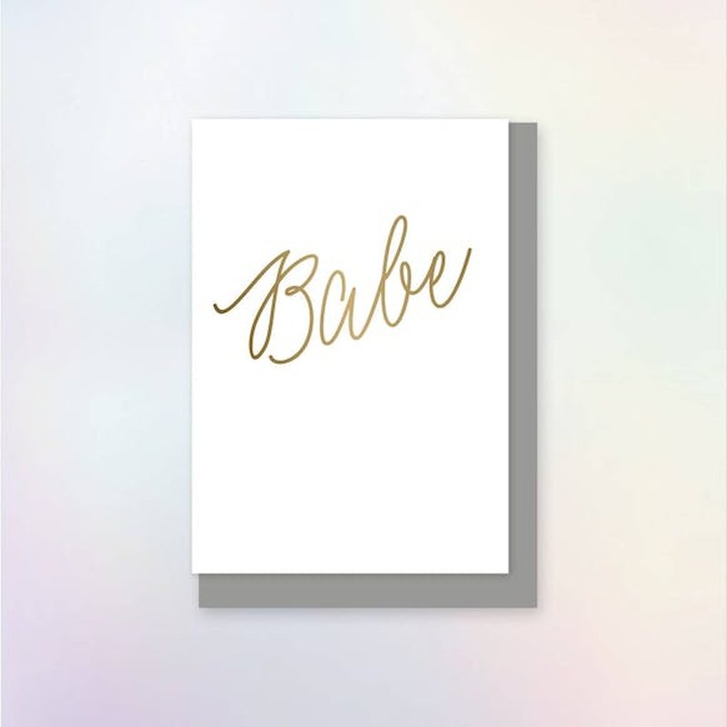 Kaart Babe | Div.Kleuren