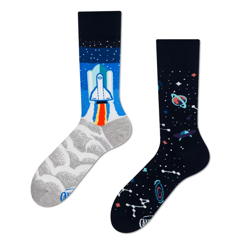 Many Mornings Sokken | Space Trip