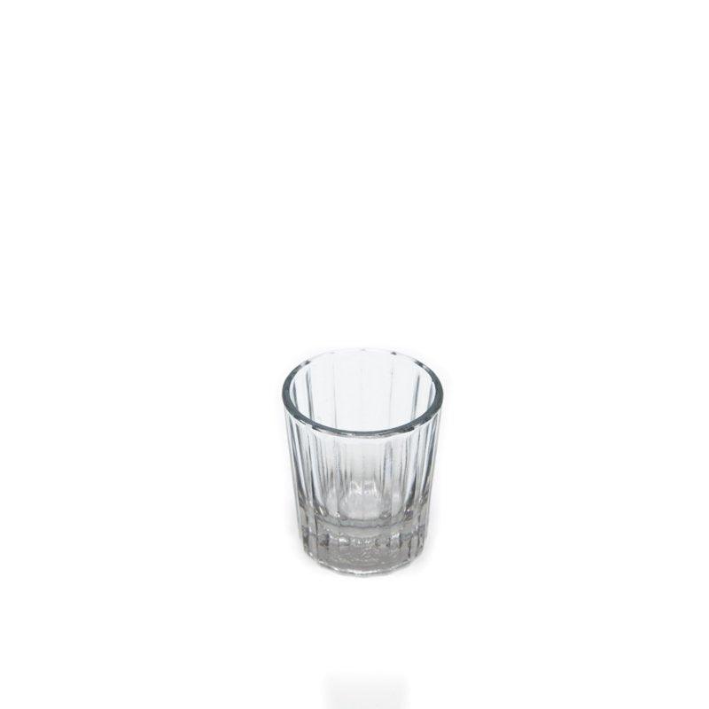 Brût | Homeware Reed Espresso Glas 7 CL Clear, set van 6