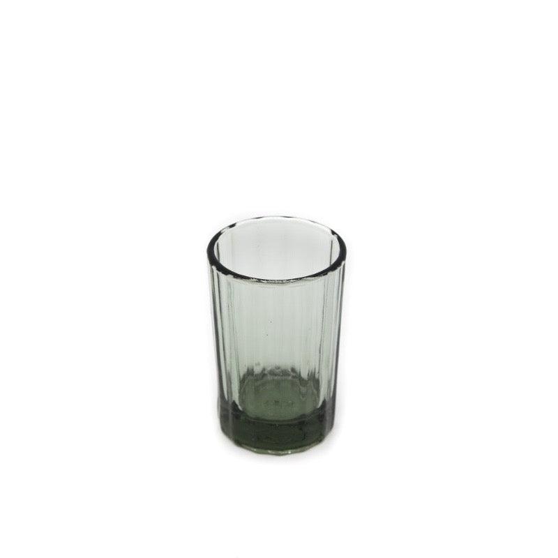 Brût | Homeware Reed Water Glas 20 CL Smokey Green, set van 6