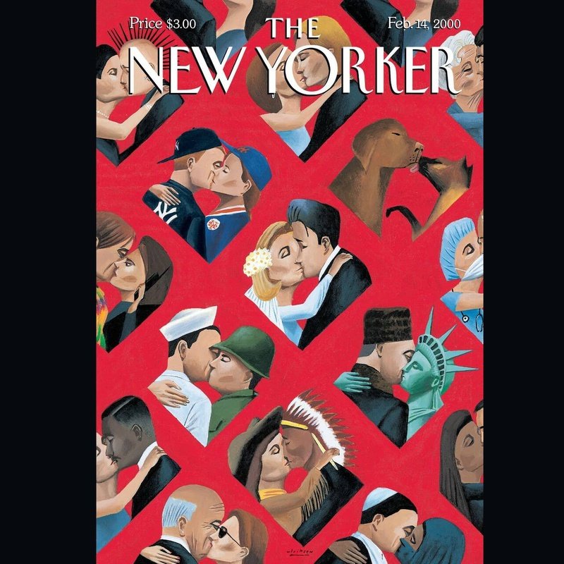 Kaart New Yorker Magazine | Div. Varianten