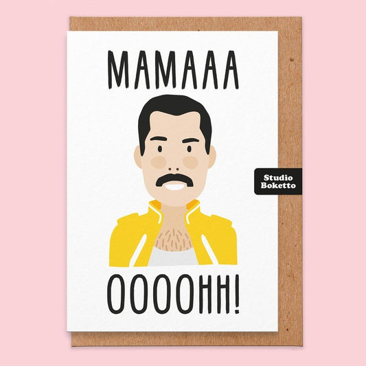 Kaart Freddie Mercury | Mamaaa Oooohh!