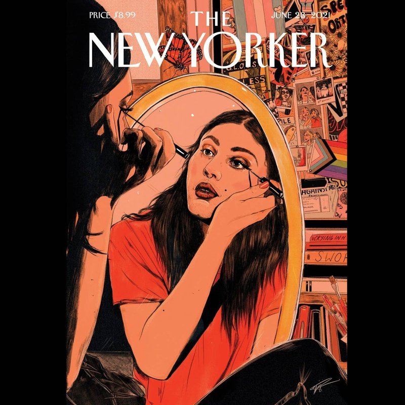 Kaart New Yorker Magazine | Div. Varianten