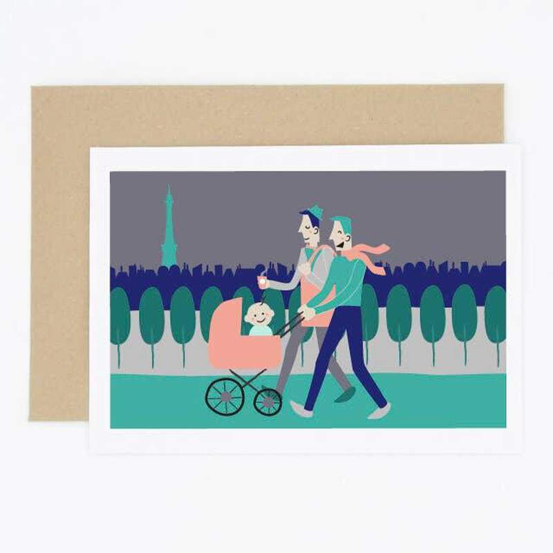 Kaart Baby | Man-Man