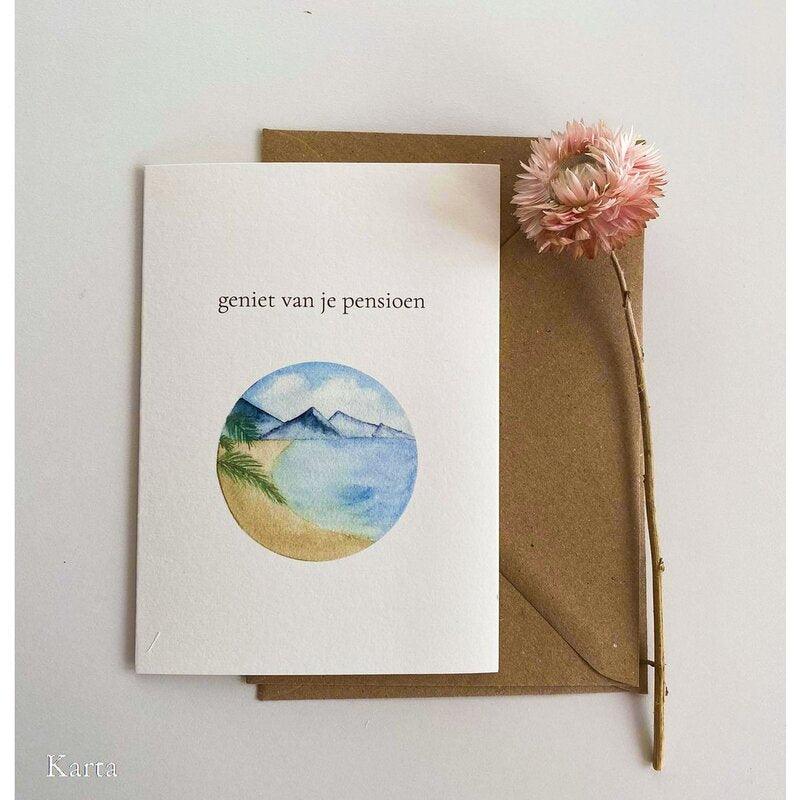 Kaart Geniet Van Je Pensioen