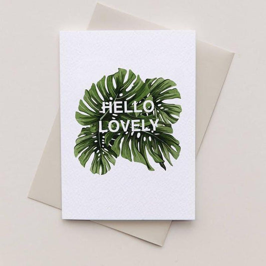 Kaart Hello Lovely