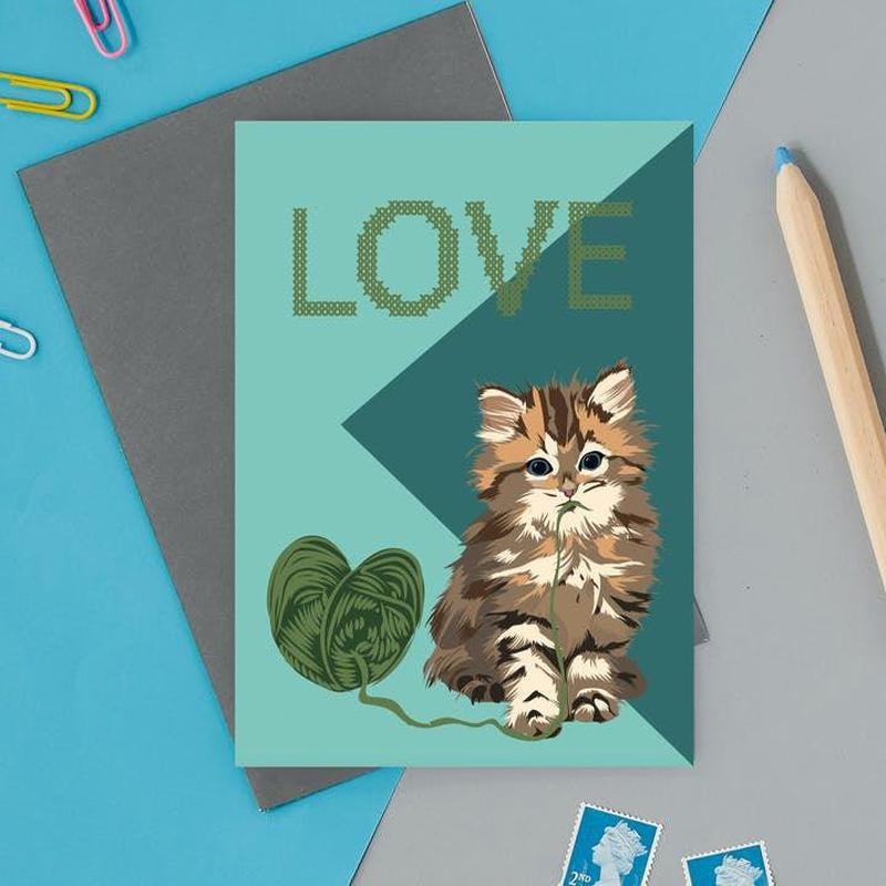 Kaart Love | Kitten