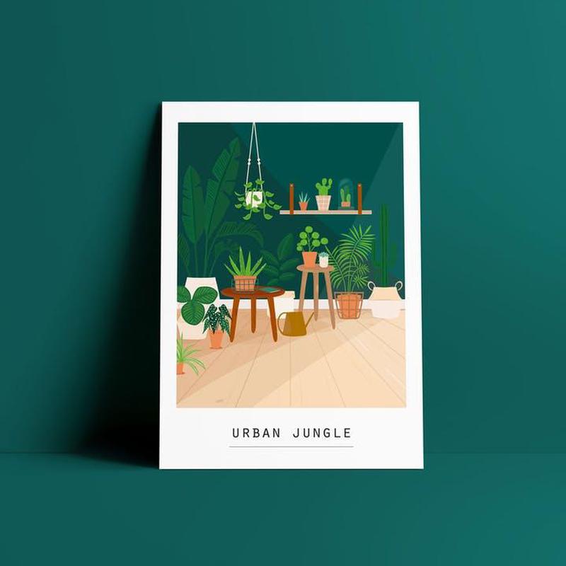 Kaart Urban Jungle + Envelop