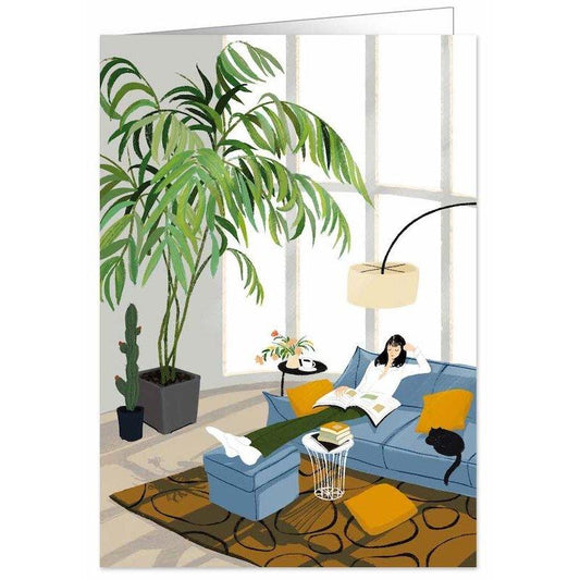 Kaart Woman Reading