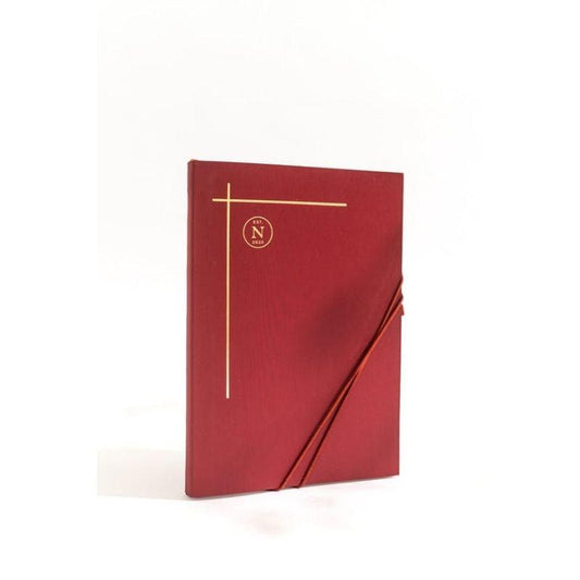 Nez Living Vegan Bio-leather Notebook Lilly | Large | Ruby
