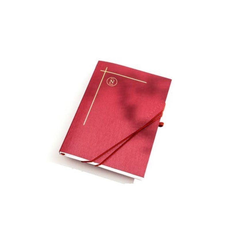 Nez Living Vegan Bio-leather Notebook Lilly | Large | Ruby